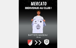 Présentation de la quatrième recrue saison 2025-2026