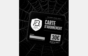 Opération carte d'abonnement saison 2026-2027