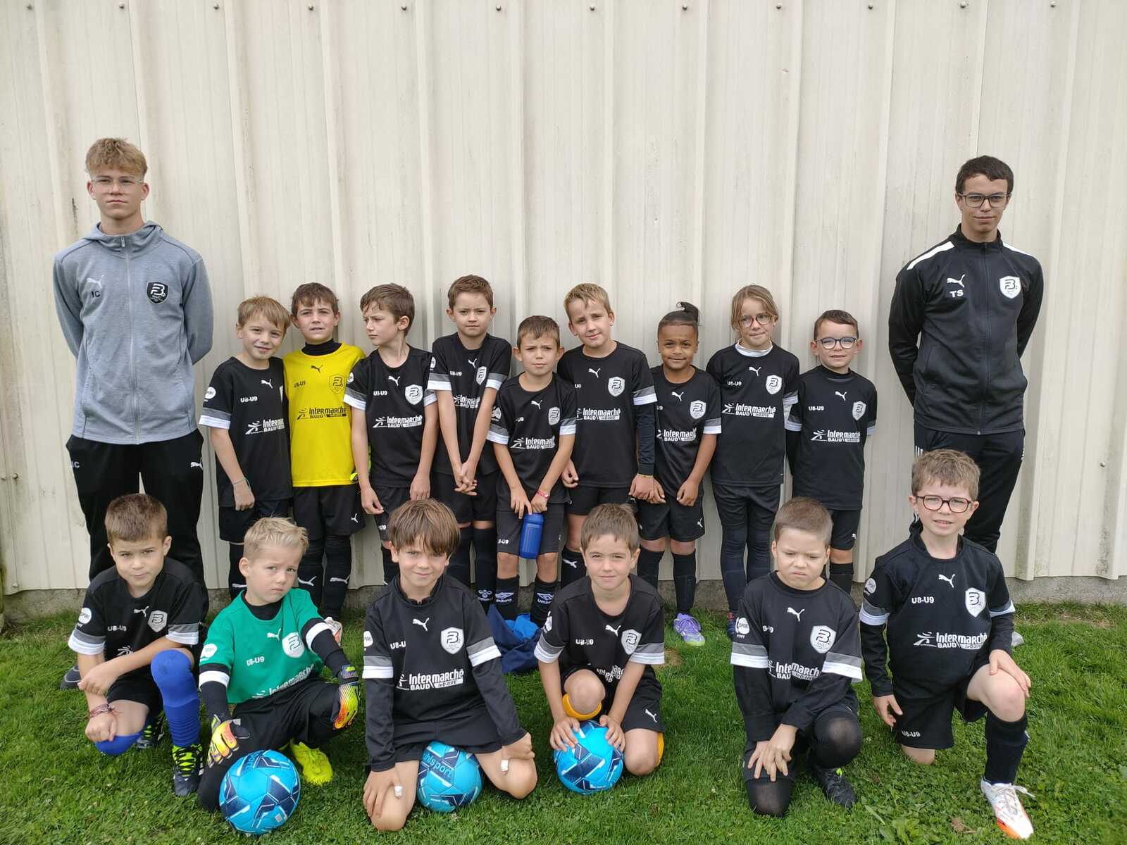 Nos U8/U9 réunis au rassemblement à Pleugriffet