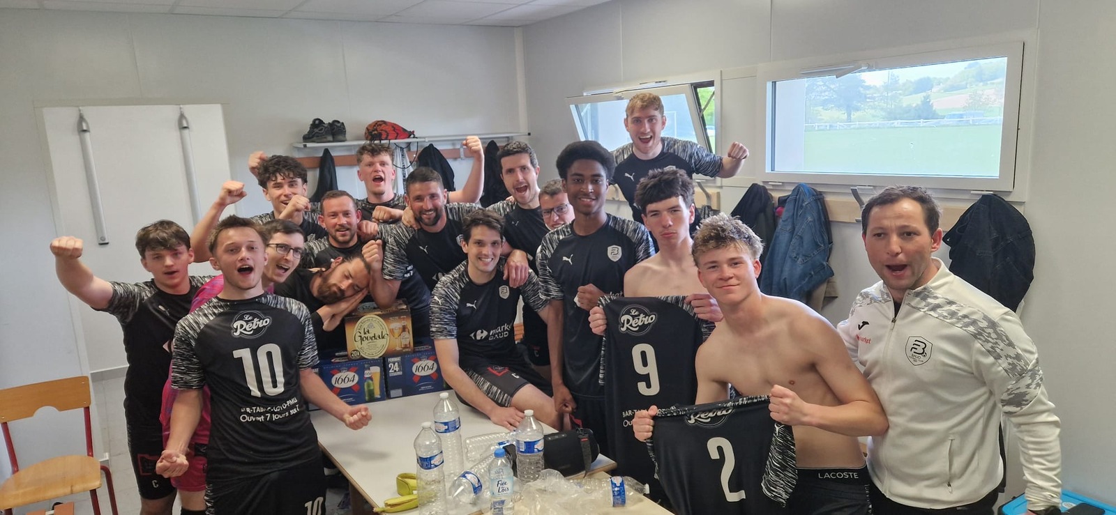 Belle victoire des seniors C à Moustoir-Ac