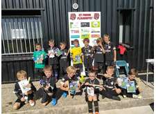 Les U8/U9 à la rentrée du foot à Pleugriffet