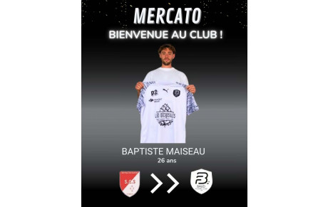 Présentation de la quatrième recrue saison 2025-2026