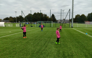 Les U8-U9 Féminines à la Rentrée du foot féminin