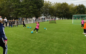 Les U8-U9 Féminines à la Rentrée du foot féminin